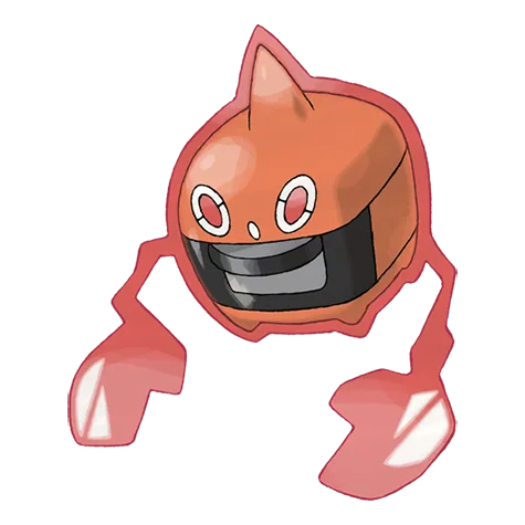Rotom (Heat) Illustration officielle de 