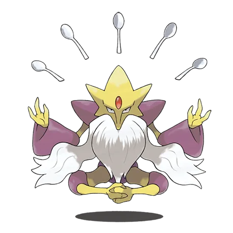 Mega Alakazam  official artwork