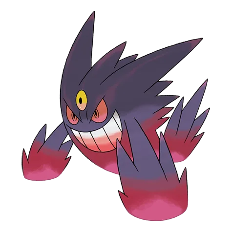 Mega Gengar  official artwork