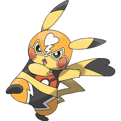 Pikachu Libre  offizielles Artwork