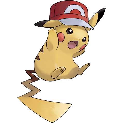 Pikachu (Kalos Cap) Ilustración oficial de 
