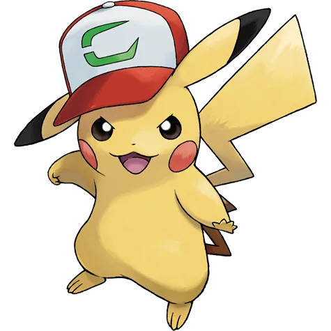 Pikachu (Partner Cap)  official artwork