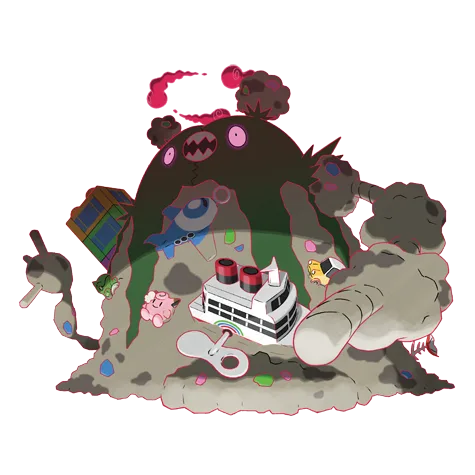 Gigantamax Garbodor  offizielles Artwork