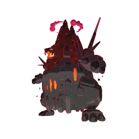 Gigantamax Coalossal Minh họa Pokémon