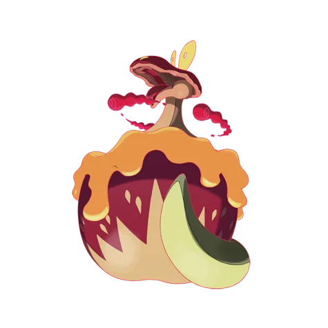 Gigantamax Flapple Illustration officielle de 