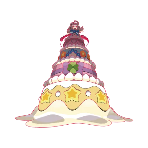 Gigantamax Alcremie  offizielles Artwork