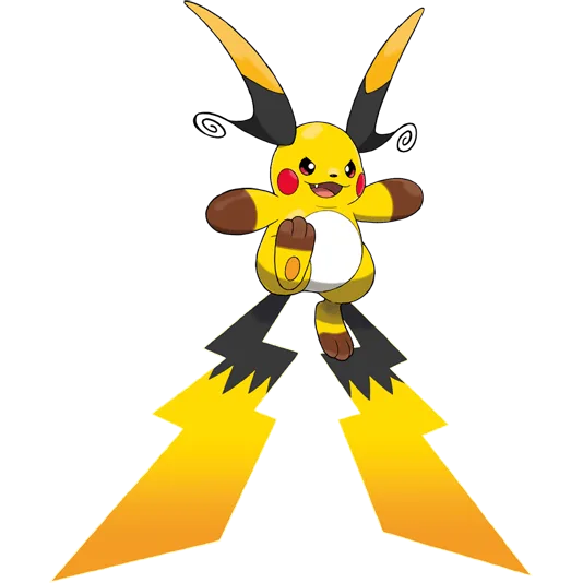 Mega Raichu X Illustration officielle de 