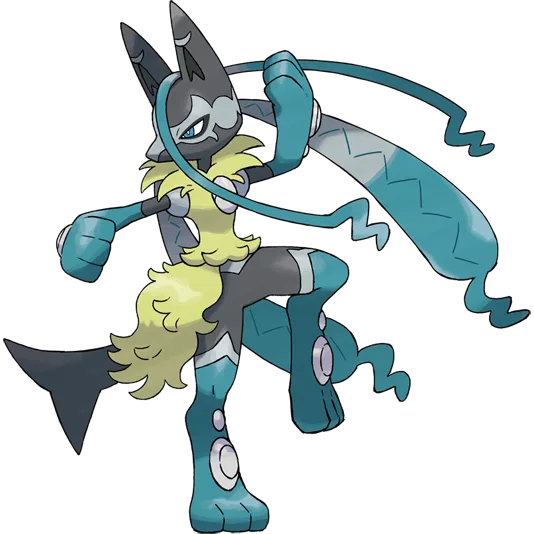 Mega Lucario Z Minh họa Pokémon