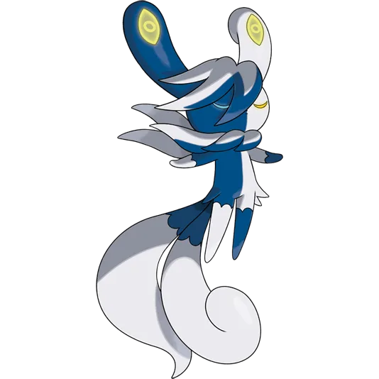Mega Meowstic (Female)  official artwork