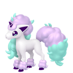 Galarian Ponyta  official artwork
