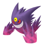 Mega Gengar  official artwork