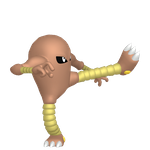 Hitmonlee game sprite