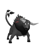 Tauros (Paldean Blaze Breed) game sprite