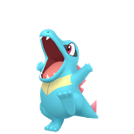 Totodile game sprite