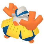 Hariyama game sprite