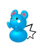 Azurill game sprite