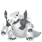 Mega Aggron  official artwork