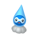 Castform (Rainy Forme) game sprite