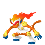 Infernape game sprite