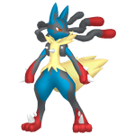 Mega Lucario  official artwork