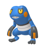 Croagunk game sprite