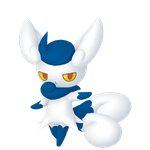 Meowstic (Female) Ilustración oficial de 