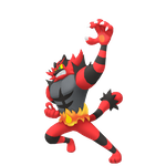 Incineroar game sprite