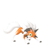 Lycanroc (Dusk Forme) game sprite