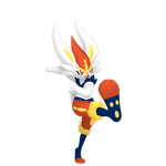 Cinderace game sprite