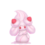 Gigantamax Alcremie Illustration officielle de 