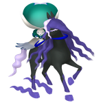 Calyrex (Shadow Rider)  official artwork