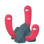 Wugtrio game sprite