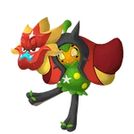 Ogerpon (Wellspring Mask) game sprite