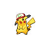 Pikachu (Partner Cap) game sprite