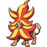 Mega Pyroar game sprite