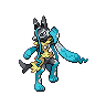 Mega Lucario Z game sprite