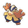 Hariyama game sprite