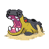 Hippowdon game sprite