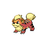 Growlithe game sprite