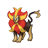 Pyroar game sprite