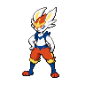 Cinderace game sprite